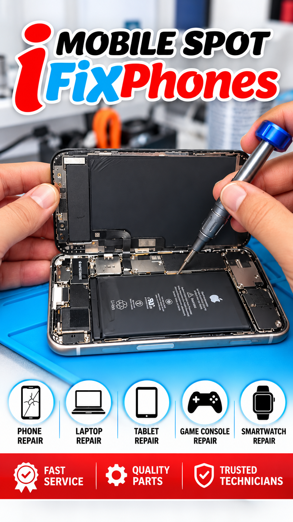 Professional iPhone Repair at Mobile Spot iFixPhones – Fast & Reliable Service