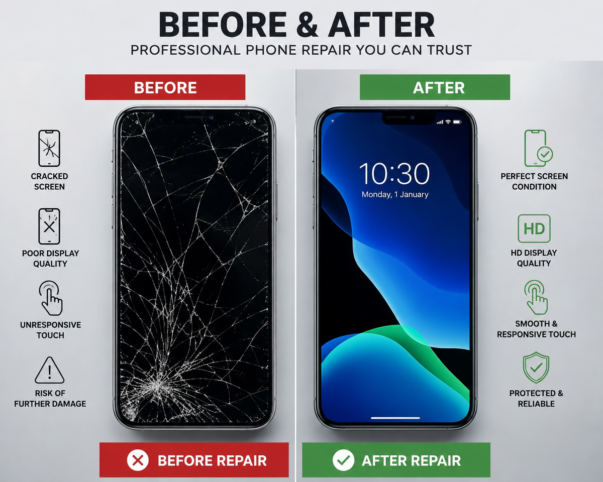 Phone LCD Screen Replacement in Houston, TX | Mobile Spot iFixPhones